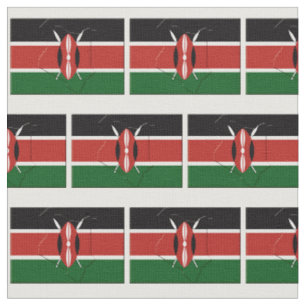 Tissu Plan du DRAPEAU KENYA