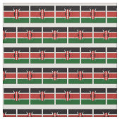 Tissu Plan du DRAPEAU KENYA (Échantillon)