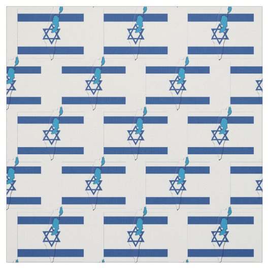 Tissu Plan du DRAPEAU Patriotique ISRAËL (Échantillon)
