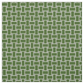 Tissu Plan motif du panier de tissage vert de forêt (Échantillon)