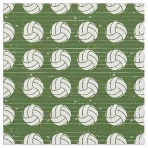 Tissu Plancher en bois de volley-ball vert de la forêt