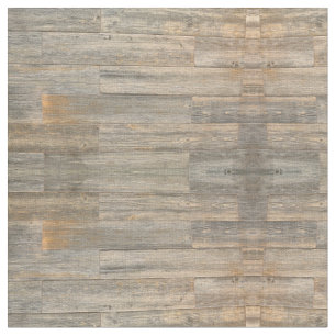 Tissu Planches à grains de bois rustique en relief