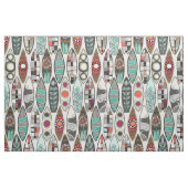 Tissu planches de surf blanches (Fat Quarter)