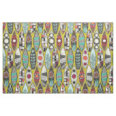 Tissu planches de surf chartreuse (Fat Quarter)