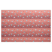 Tissu Planètes de l'âge de l'espace rétro Étoiles Saumon (Fat Quarter)