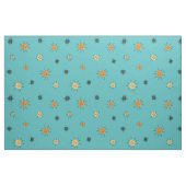 Tissu Planètes Starburst de l'ère atomique Turquoise (Fat Quarter)