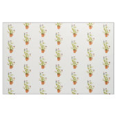 Tissu Plante café (Fat Quarter)
