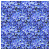 Tissu plante de l'motif de l'hydrangée bleue (Échantillon)