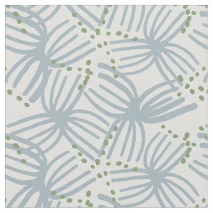 Tissu Plantes côtières lignes abstraites récif corallien