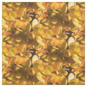 Tissu Plantes de glace jaune (Échantillon)