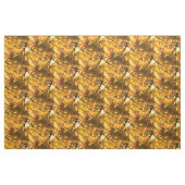 Tissu Plantes de glace jaune (Fat Quarter)