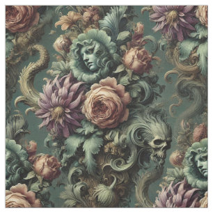 Tissu Plantes et pandemonium - Carreau de déclaration go