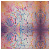 Tissu Plantes Hen et Chicks (Détail)