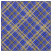 Tissu Plaque de tartan bleu et jaune (Fermer)
