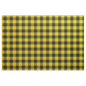 Tissu Plaque noire et jaune (Yard)