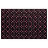 Tissu Plaque noire et rose (Yard)