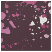 Tissu Plat de peinture rose et violet amusant (Détail)