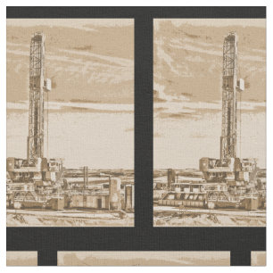 Tissu Plate-forme de forage de gisement de pétrole