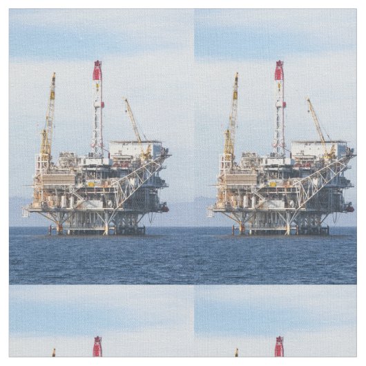 Tissu Plate-forme pétrolière (Fermer)