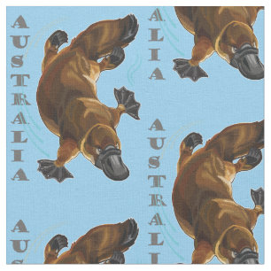 Tissu platypus à bec de canard