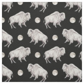 Tissu Pleine lune blanche de Buffalo (Échantillon)
