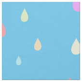 Tissu Pluie colorée (Fermer)
