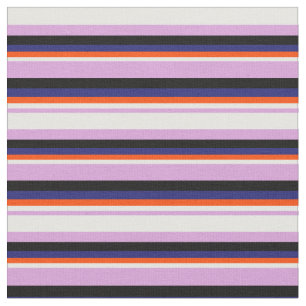 Tissu Plum, Blanc, Rouge, Bleu de minuit et Noir