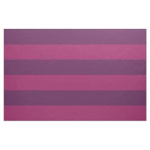 Tissu Plum et Berry Purple Grandes rayures Grande échell