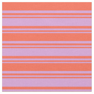 Tissu Plum et Motif rouge