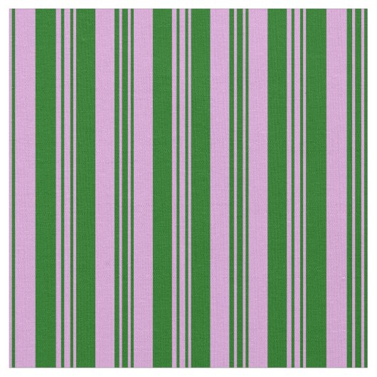 Tissu Plum et Motif vert foncé (Fermer)