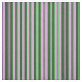 Tissu Plum et Motif vert foncé (Échantillon)