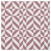 Tissu Plum Geometric Deco Cube Pattern (Échantillon)