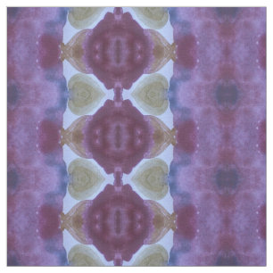 Tissu Plum pourpre foncé et vert olive