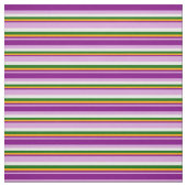 Tissu Plum, Violet, Orange, Vert foncé & Blancs (Échantillon)