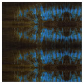 Tissu Plumes bleues Gris (Fermer)