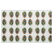 Tissu Plumes de paon (Fat Quarter)