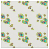 Tissu Plumes de paon (Fermer)