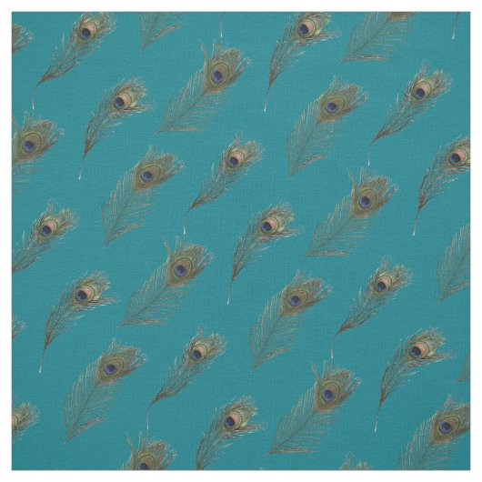 Tissu Plumes de paon Jolies (Échantillon)