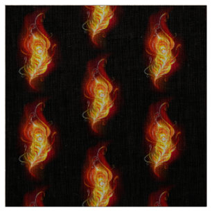 Tissu Plumes de paquetage de feu