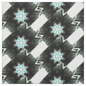 Tissu plumes d'étoile bleue (Échantillon)