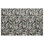 Tissu plumes indigènes (Fat Quarter)