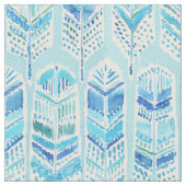 Tissu Plumes pour la plage de Boho d'aquarelle d'Aqua de (Fermer)
