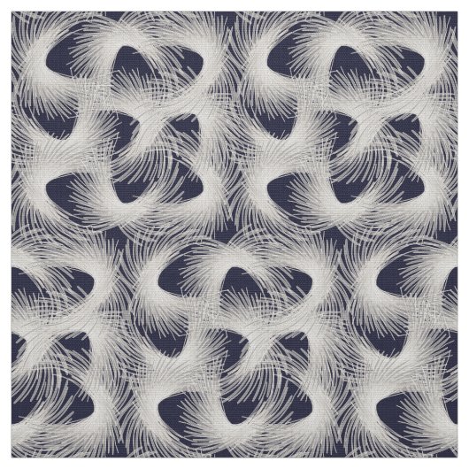 Tissu Plumes volantes blanches (Échantillon)