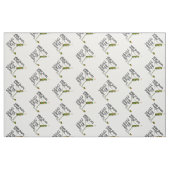 TISSU - Plus d'Olives. Manger des Légumes ! (Fat Quarter)