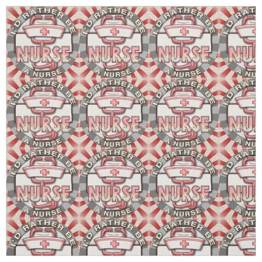 Tissu Plutôt être infirmière (Échantillon)