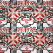 Tissu Plutôt être infirmière (Carreau)