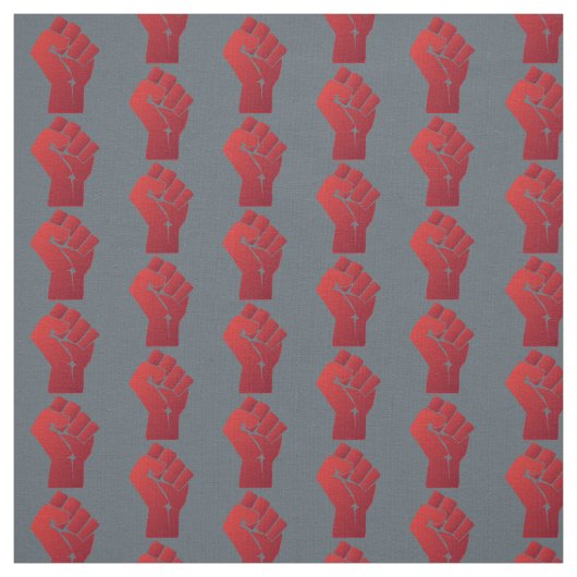 Tissu Poing rouge de faible taille (Échantillon)