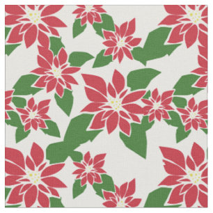 Tissu Poinsettia
