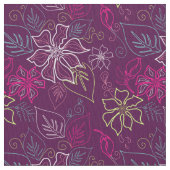 Tissu Poinsettia pourpre (fermé)