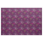 Tissu Poinsettia pourpre (Fat Quarter)